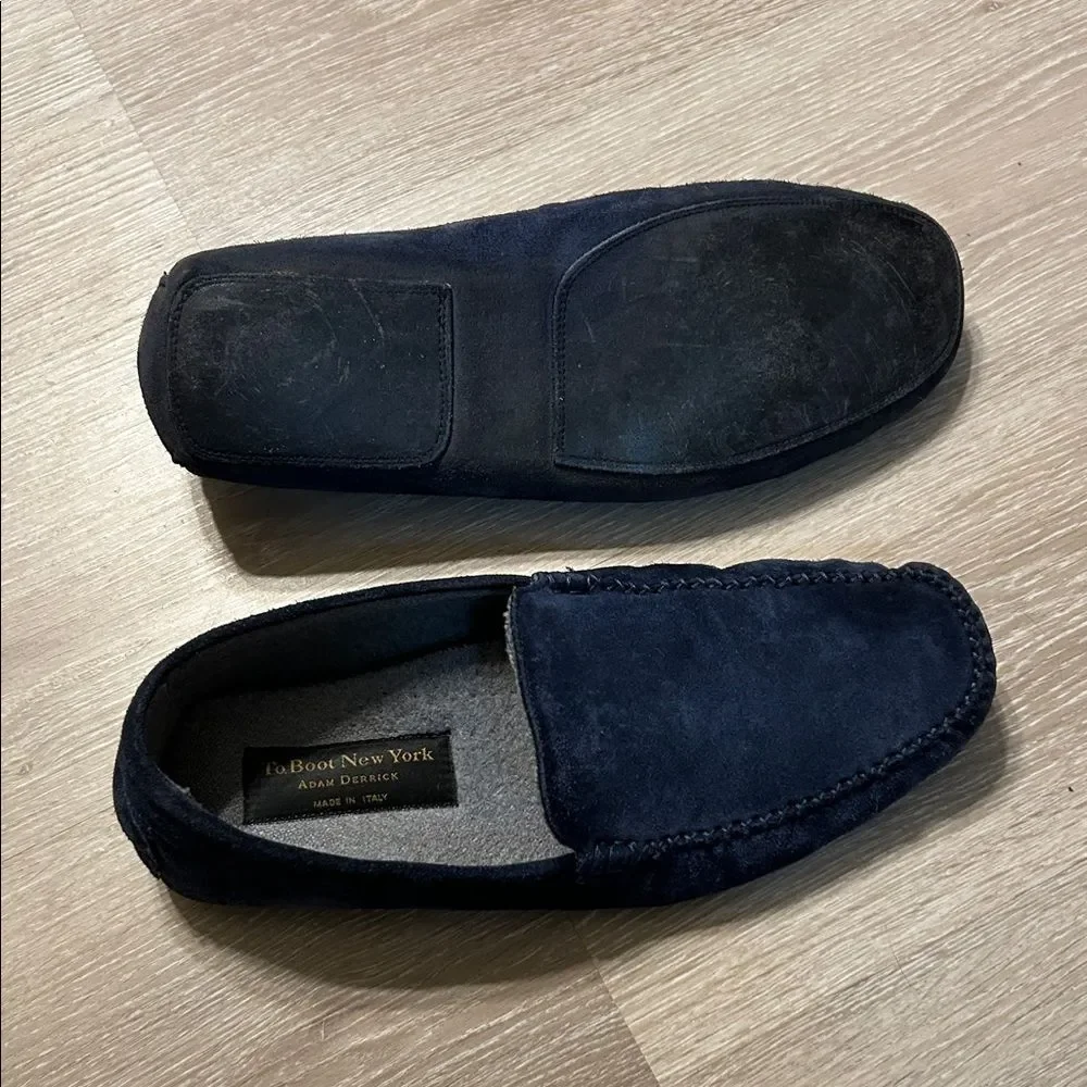 TO BOOT NEW YORK O’Reilly Navy Suede & Cashmere Slipper